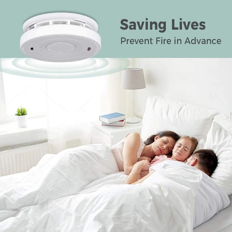 California Fire Protection Listing UL Approved 2 in 1 Combination WiFi Smoke Alarm Co Detector